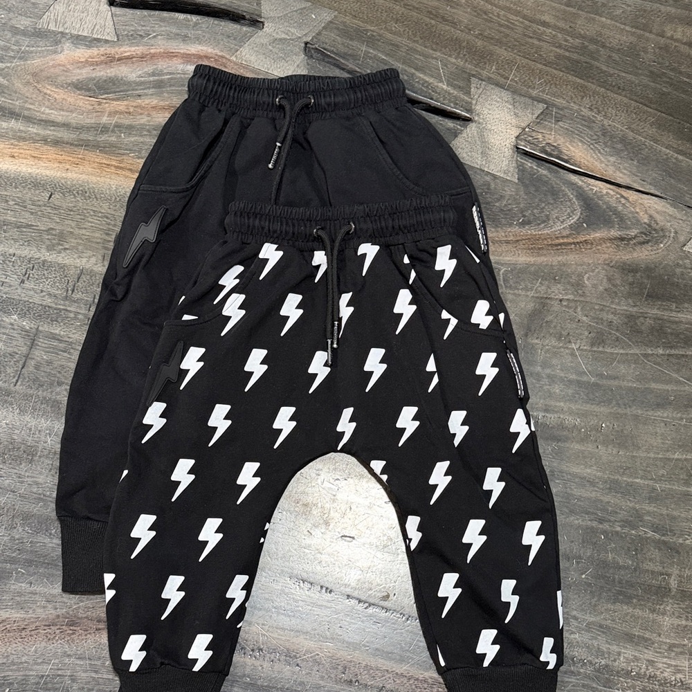 Rebel Bro 3T-4T joggers- 2 pairs